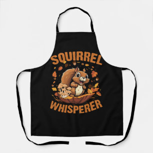 Delantal Squirrel Whisperer Funny Sarcastic Squirrels Lover