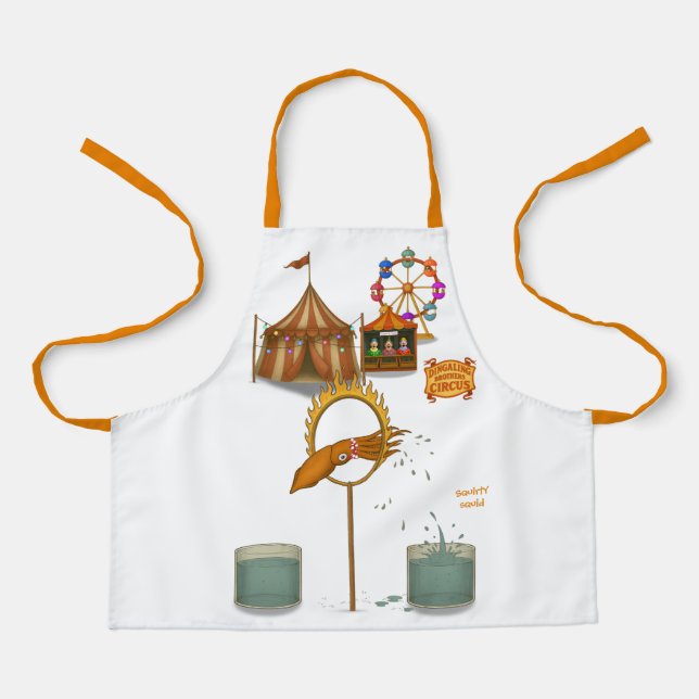 Delantal Squirty squid (Anverso)