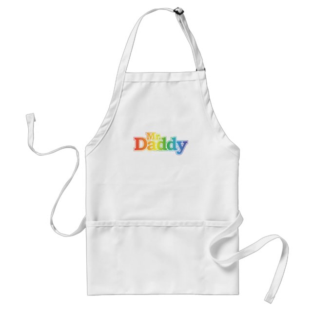 Delantal Sr. Daddy Gay Pride (Frente)