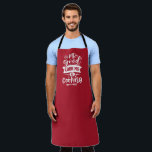 Delantal Sr Mens Funny BBQ Grilling<br><div class="desc">Un gracioso delantal de Mens con la cita del señor que tiene buen aspecto es cocinar" regalo divertido para los novios y los hombres que les gusta cocinar. Diseñado para ti por Blackberry Boulevard.</div>