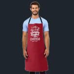 Delantal Sr Mens Funny BBQ Grilling<br><div class="desc">Un gracioso delantal de Mens con la cita del señor que tiene buen aspecto es cocinar" regalo divertido para los novios y los hombres que les gusta cocinar. Diseñado para ti por Blackberry Boulevard.</div>