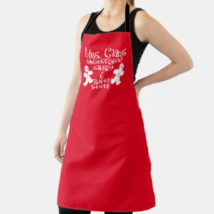 Delantal Sra. Claus Bake Shoppe