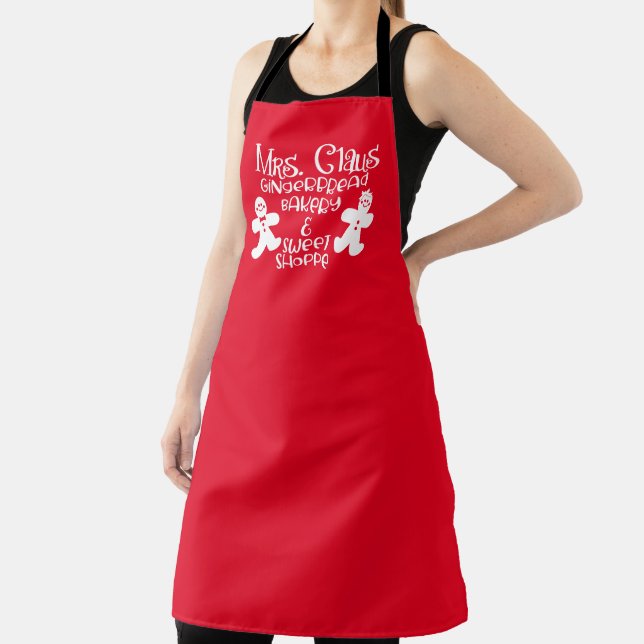 Delantal Sra. Claus Bake Shoppe (in situ)