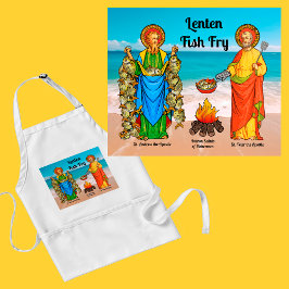 Delantal SS. Cocina de pescado de Andrew y Peter