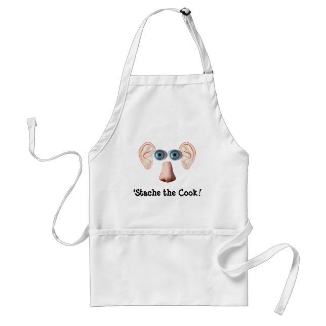 Delantal '¡Stache the Cook! (Frente)