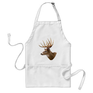 Delantal Stag Buck Deer Zazzle HEART Apron