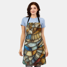 Delantal Stained Glass Waves