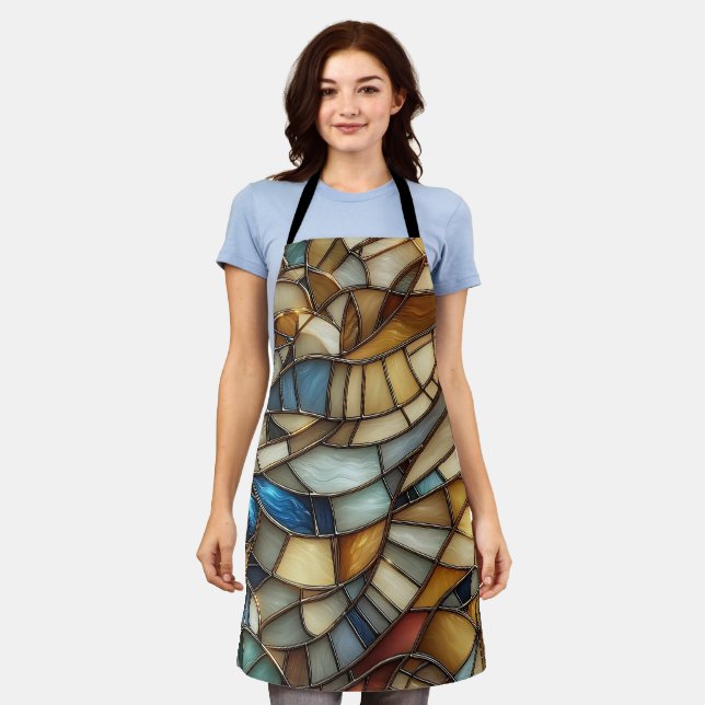 Delantal Stained Glass Waves (Gastado)