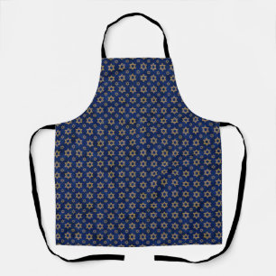 Delantal Star Of David Pattern Apron
