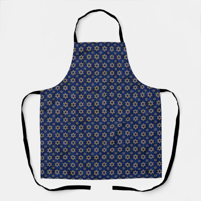 Delantal Star Of David Pattern Apron (Anverso)