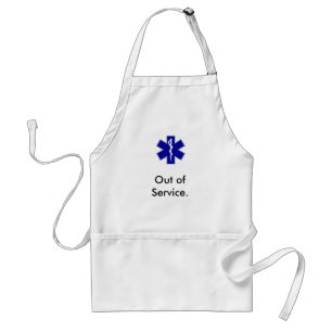 Delantal star_of_life, fuera de servicio.