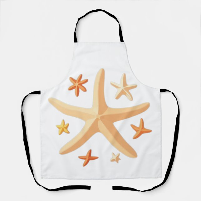 Delantal Starfish y los pequeños (Anverso)