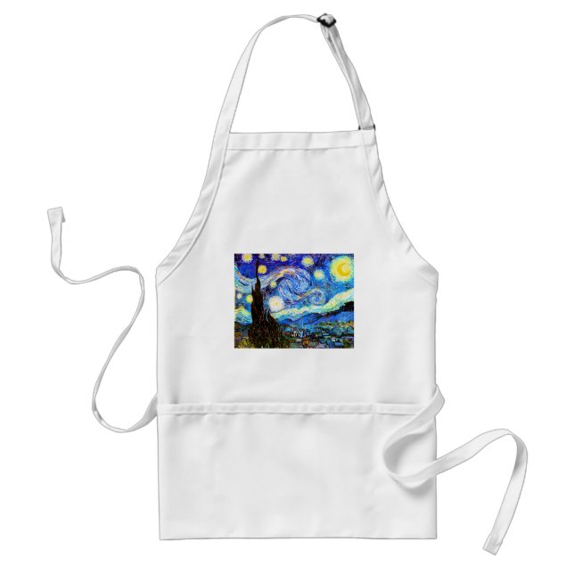 Delantal Starry Night Van Gogh Bella Artes (Frente)