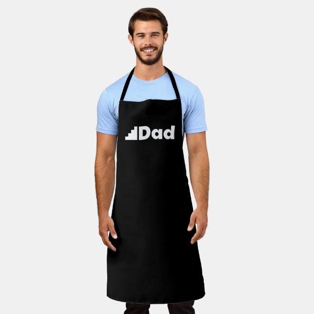 Delantal Step Dad - Step Father's Day Gift (Gastado)