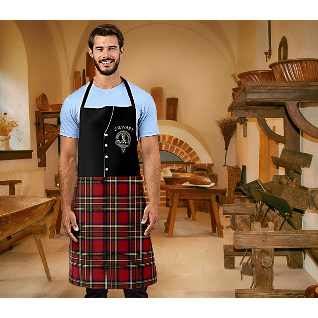 Delantal Stewart Clan Badge & Tartan Kilt Apron (Subido por el creador)