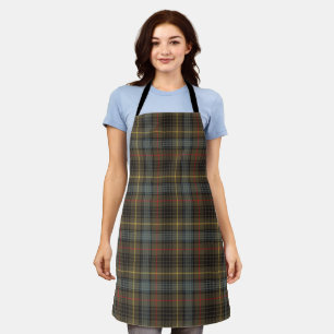 Delantal Stewart Hunting Weathered Tartán Plaid Pattern
