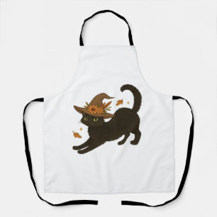 Delantal Stretching Black Cat - Witchen Autumn Classic T-Sh