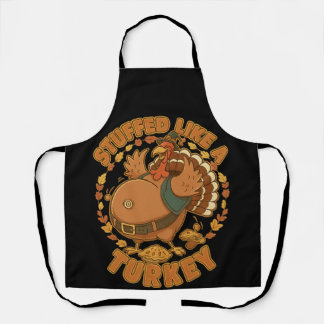 Delantal Stuffed Like A Turkey Apron