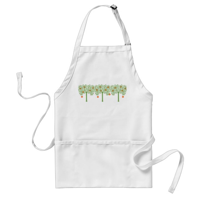Delantal Stylized Orange Tree (Frente)