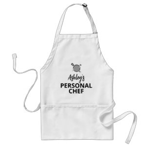 Delantal Su NOMBRE: Chef personal, Apron asador, Personaliz