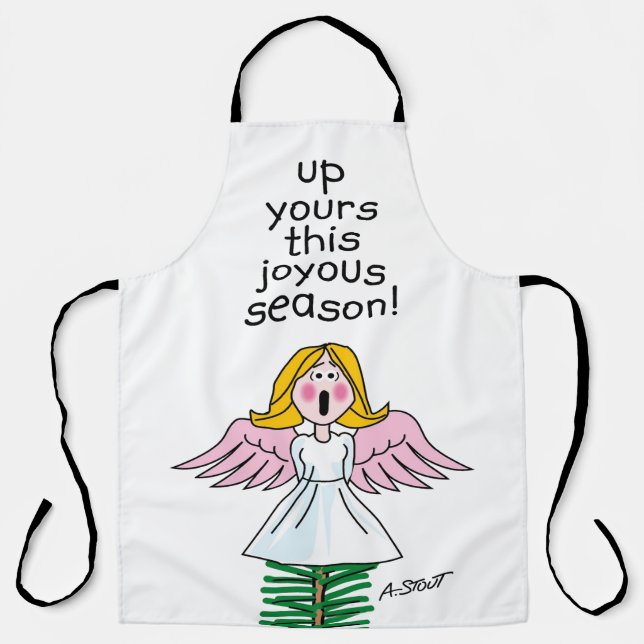 Delantal ¡Sube La Temporada De Alegría! - (Anverso)