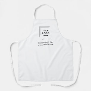 Delantal Subida de logotipo personalizado Estilo de marca c