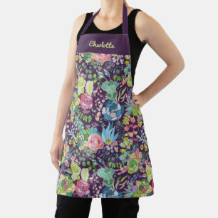 Delantal Suculento Cactus Gardening Apron