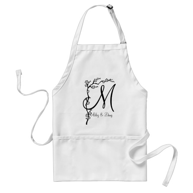 Delantal Sucursal de cerezo simple DIY (Frente)