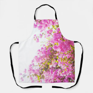 Delantal Sueño Santorini de flores rosadas #1 #wall #art