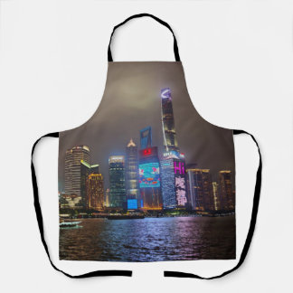 Delantal Sueños Eléctricos - Línea Futurista de Shanghai, A