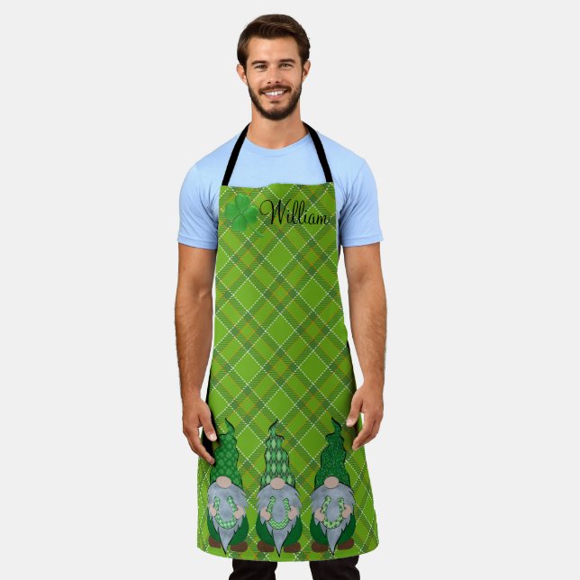 Delantal Suerte Irlandesa Personalizada (Gastado)