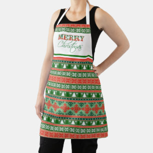 Delantal Suéter de Navidades feos   Fun Holiday Apron