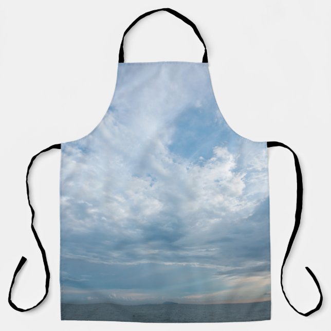 Delantal Summer on the beach with sunset sky. Copy space. M (Anverso)