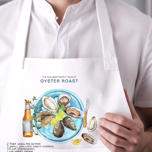 Delantal Summer Oyster Roast | Receta Heirloom Apron (Subido por el creador)