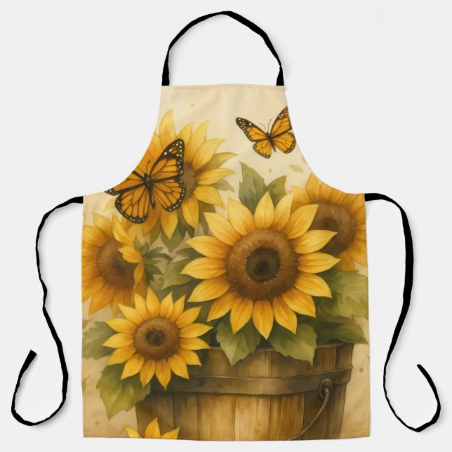 Delantal Sunflower Apron (Anverso)