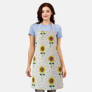 Delantal Sunflowers - All Over Print Apron