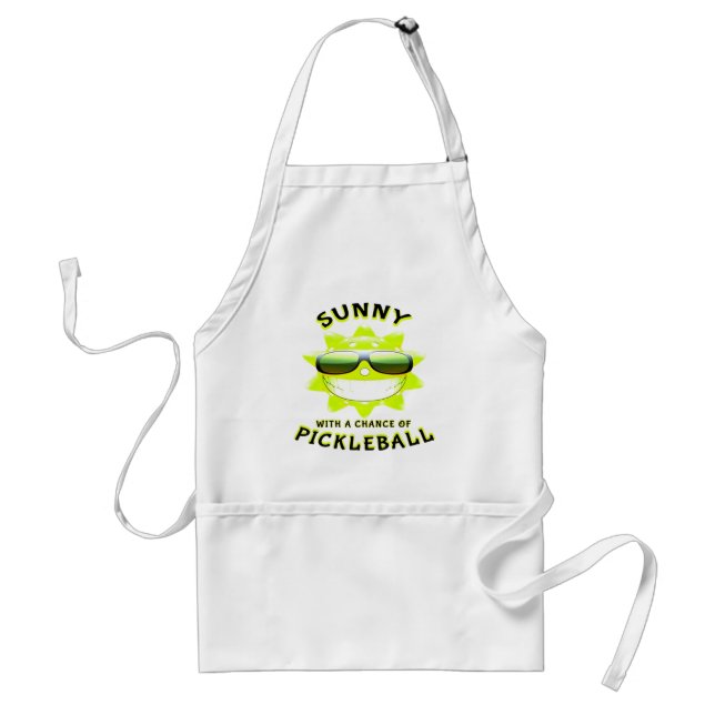 Delantal Sunny con una oportunidad de PickleBall (Frente)