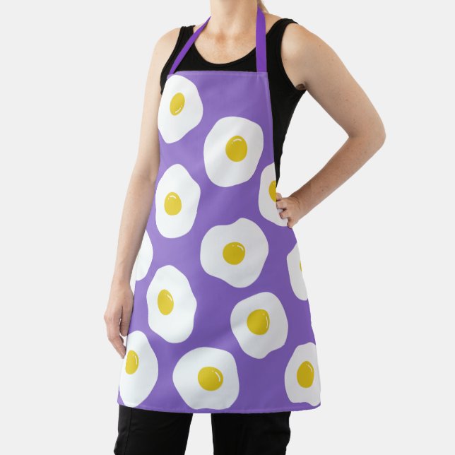Delantal Sunny Side Purple Apron (in situ)