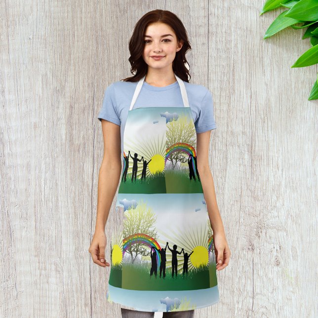 Delantal Sunrise Rainbow Children (Subido por el creador)