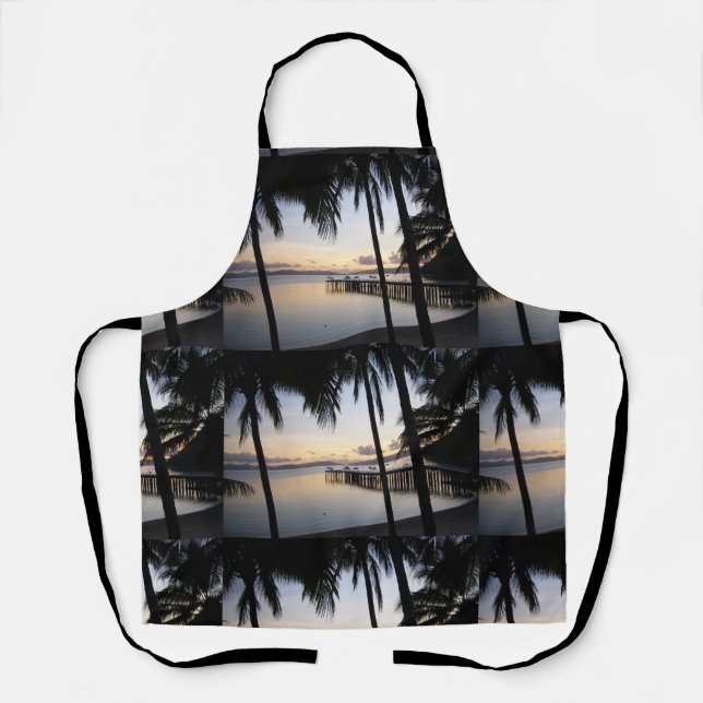 Delantal Sunset de las islas Whitsunday - Australia Apron (Anverso)