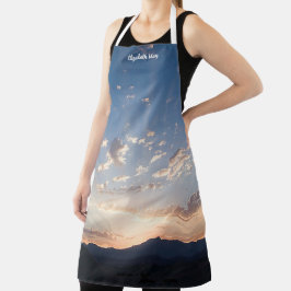 Delantal Sunset Sky personalizado