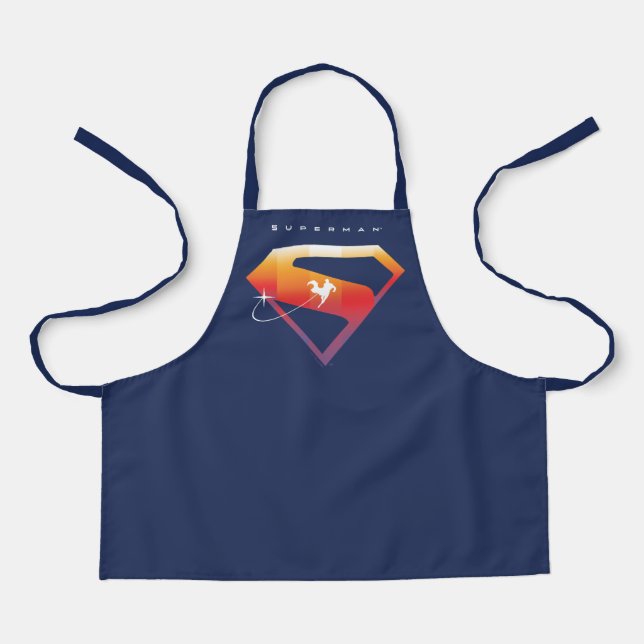 Delantal Sunset Soar Superman Shield (Anverso)