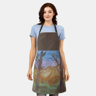Delantal Sunset Trees Apron