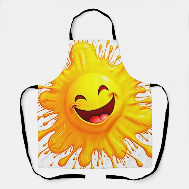 Delantal Sunshine Smiles: Bursting Joy (Anverso)
