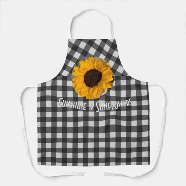 Delantal Sunshine & Sunflowers Apron (Anverso)