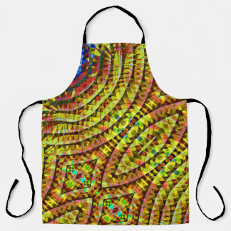 Delantal Sunshine tribal psicodélico V1
