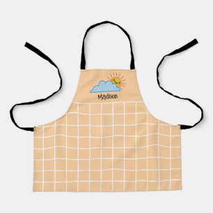Delantal Sunshine Y Nubes Personalizadas