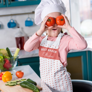 Delantal Super Cuestionable Mejor Baker Colorful Cupcake Ba