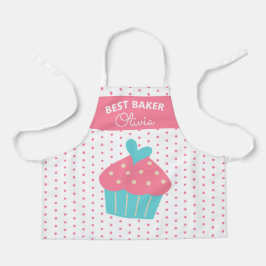 Delantal Super Encantadora Jefa Panadera Horneado de Cupcak