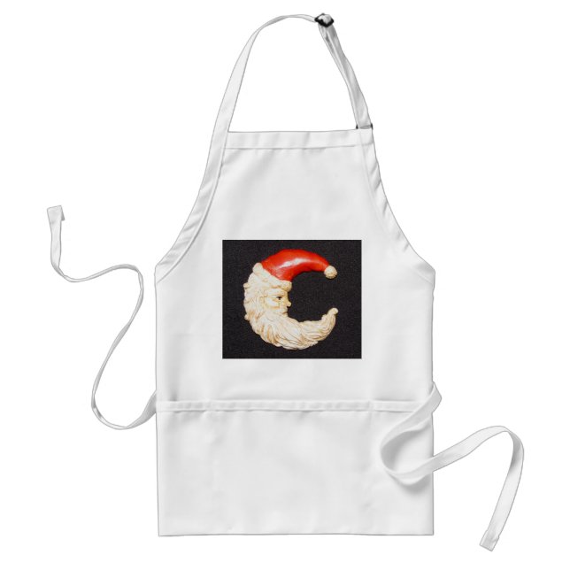 Delantal Super Guay Classic Round Santa Claus Apron (Frente)
